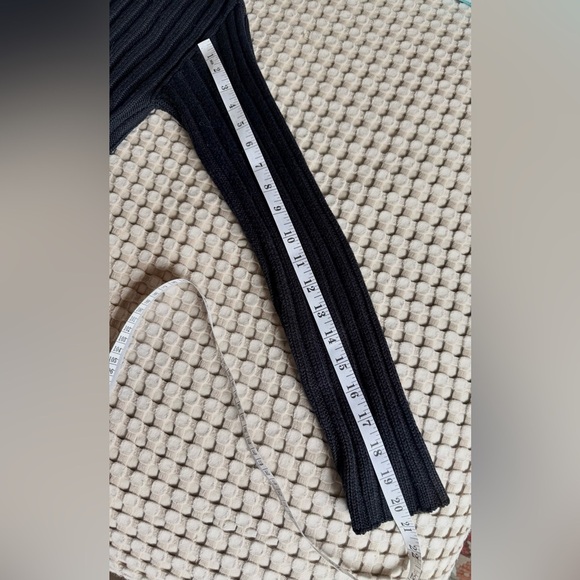 Peruvian Connection Rowe Ribbed Pullover Black Pima Cotton Sweater XS - Picture 8 of 8